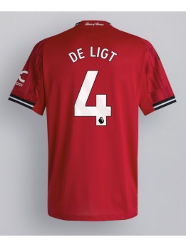 Billige Manchester United Matthijs de Ligt #4 Hjemmedrakt 2025-26 Kortermet